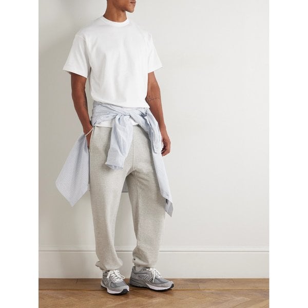 로고 아플리케 코튼 저지 티셔츠 46376663162924381