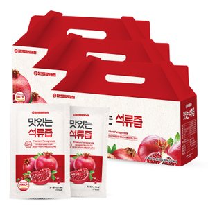 참앤들황토농원 맛있는 석류즙 3박스 (70ml *90포) (13Brix)