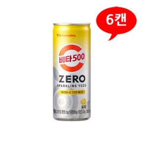 [광동] 비타500 제로 스파클링 유자 250mLx6캔