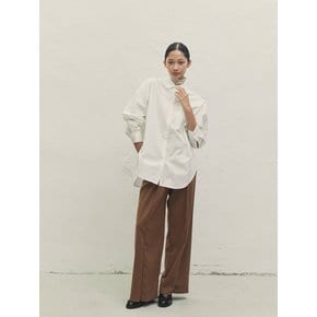 BASIC OVERSIZED-FIT LOGO SHIRT IVORY MBDFTO008IV