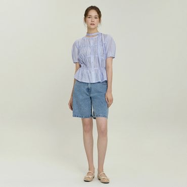 잇미샤 [25 S/S] 잇미샤 데님 버뮤다 팬츠 ITP6ZDP780