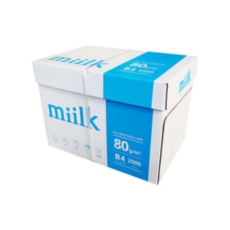 miilk 밀크 B4 복사용지 B4용지 복사지 80g 2500매 1박스