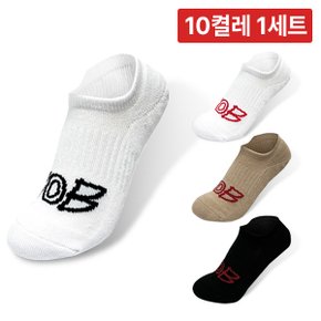 10켤레 1세트 / BOB GOLF 남성 스니커즈 덧신 골프 양말