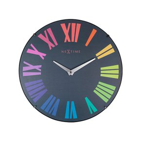 [Nextime]넥스타임 로마 돔 무소음 벽시계_멀티컬러 /NEX-3237KL