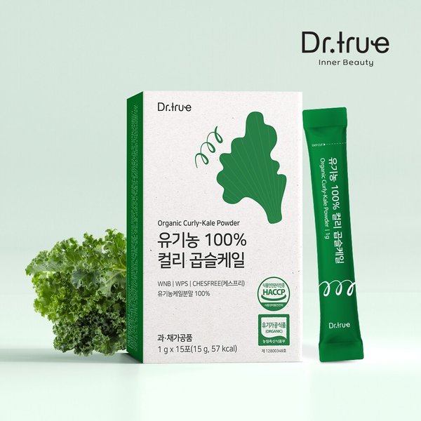 닥터트루 유기농 컬리 곱슬 케일 분말 100 15포 1박스