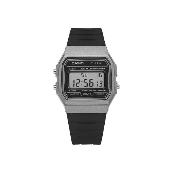 스퀘어 디지털 빈티지 스포츠 군인 공용 우레탄시계 F-91WM-1BDF