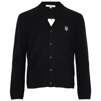 메종키츠네 [부산점] 25FW 블랙 폭스 헤드 울 컴포트 카디건 PM00502KT1006 P199