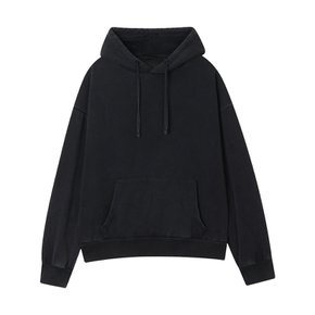 ODDOZ 남녀공용 피그먼트 오버핏 면 후드 티셔츠 Model No_OD150