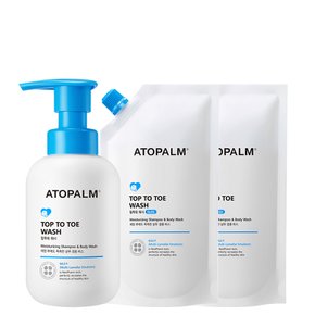 탑투토워시 200ml+리필 250ml 2개