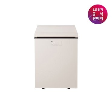 LG [LG전자공식판매처] 디오스 뚜껑식 김치냉장고 오브제컬렉션 Z132MEE123 (128L)