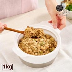 순창문옥례식품 우리콩 청국장 1kg 밀폐용기