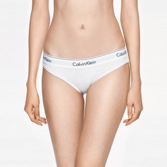 Calvin Klein Underwear 여성 CK 모던코튼 비키니 팬티 F3787 화이트(100)