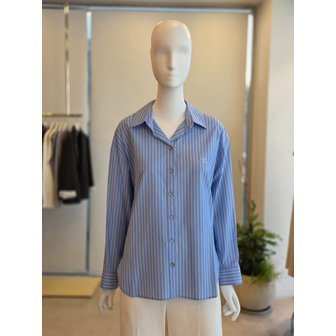 더아이잗 [여주점] [더 아이잗] 여성 루즈핏 로고 자수 셔츠 블라우스(IS3M0BL701)