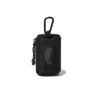 커버낫 아치 로고 웨빙 실린더 파우치 키링 블랙(CO2506TC30BK)