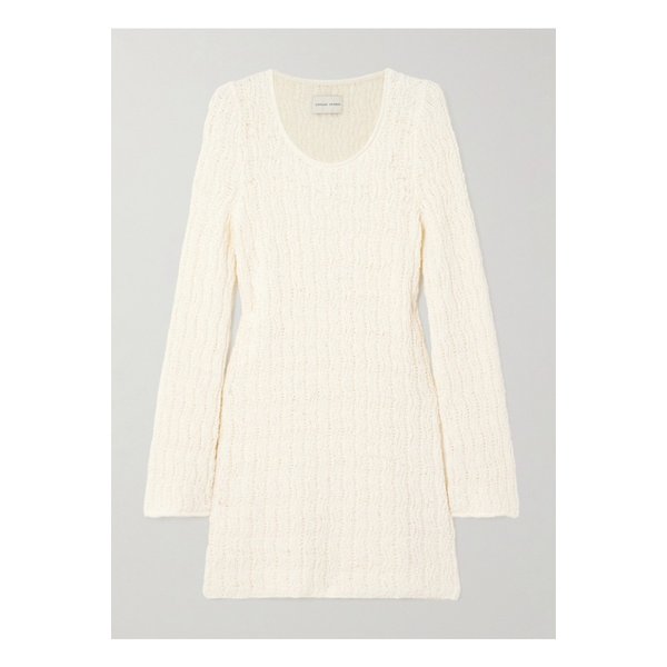 루루 드 시종 아이살라 오픈 니트 코튼 블렌드 셰닐 원피스 1647597354366543