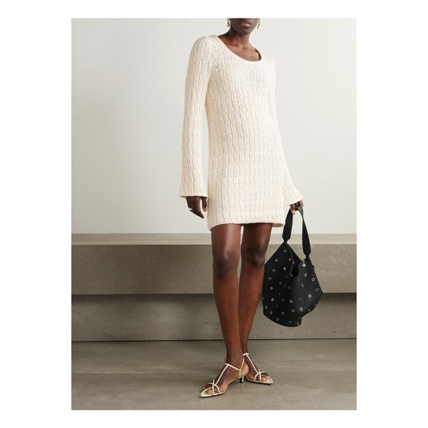 루루 드 시종 아이살라 오픈 니트 코튼 블렌드 셰닐 원피스 1647597354366543