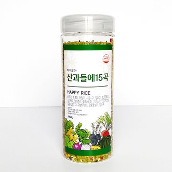 바비조아 쌀과 섞어먹는 혼합곡 컬러쌀 산과들에15곡 450g