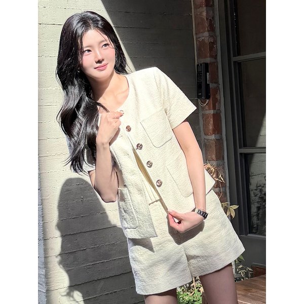[Premium] Amalfi Summer Tweed Jacket_2color