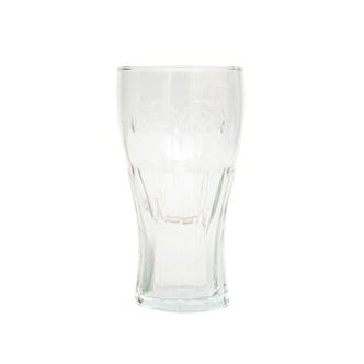  코카콜라 글라스컨투어컵(투명) 370ml