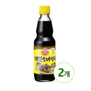 오뚜기 메밀 소바 장국 360ml x 2개 / 메밀국수장국