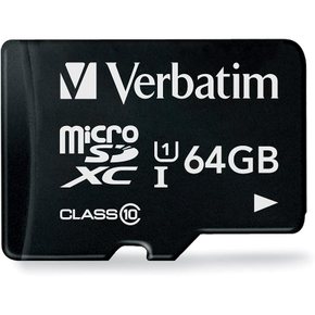 바베이탐 Verbatim microSD 64GB 최대 90MB/s UHS-1 U1