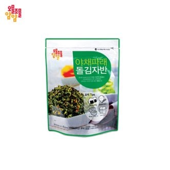  천명푸드 오물조물얌얌 야채 파래돌 김자반 40g 10개