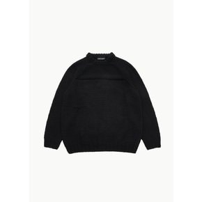 케이시케이시 24FW CASEY CASEY MIX STITCH JUMPER, BLACK