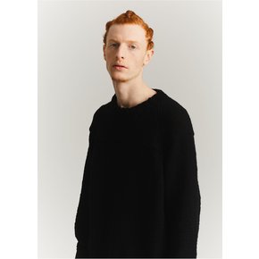 케이시케이시 24FW CASEY CASEY MIX STITCH JUMPER, BLACK