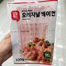 오늘좋은 오리지날 베이컨 100g x 2개입 x 2개 아이스박스포장