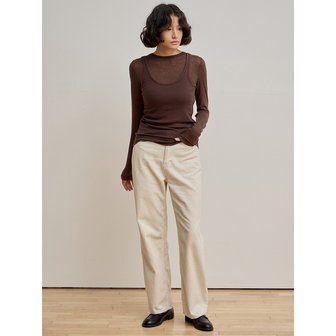 오어서울 코듀로이 데님 팬츠 [크림]