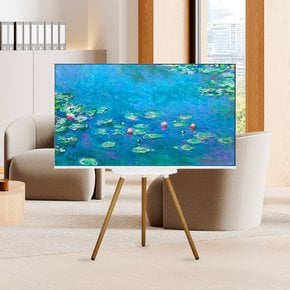 이젤큐빅스 화이트에디션 40인치 FHD TV 구글 스마트 이젤 tv 거치대 이젤형 스탠드티비
