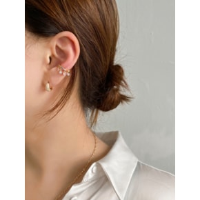 [Silver925] Shiny drop Ear Cuff_EC1736