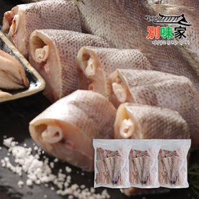 남해별미 담백한 임금님 건강식 국내산 반건조 손질 절단 대민어 900g x 3팩