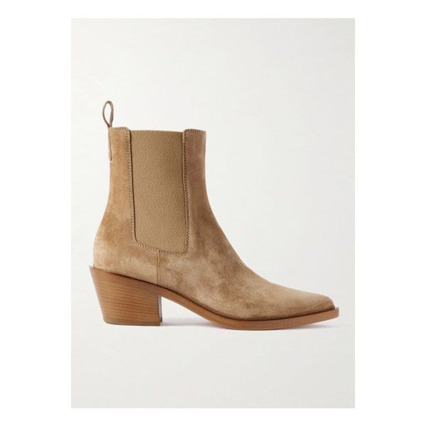 윌리 스웨이드 첼시 부츠 60mm 뉴트럴 46376663162838905