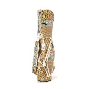 U GN GEOMETRIC PATTERN CADDIE BAG 브라운 EVR LS3ZC12U BR