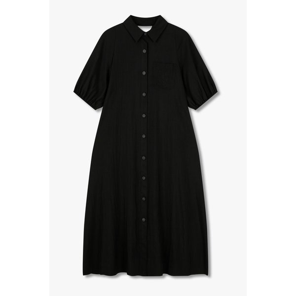 볼륨 슬리브 셔츠 원피스 7125337501199