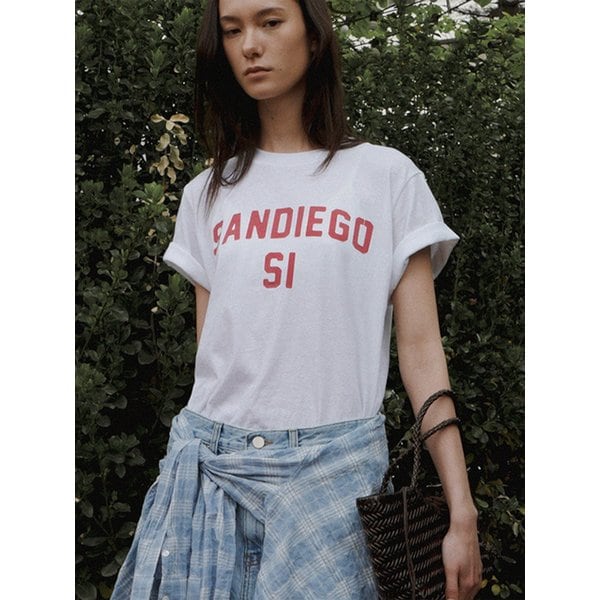 San Diego Round Neck Cotton Half T-shirt