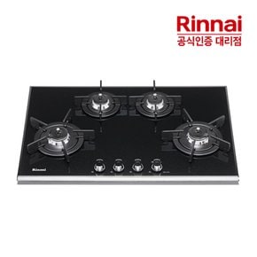 빌트인 4구 와이드 가스레인지 RBR-P4400 펄크리스탈