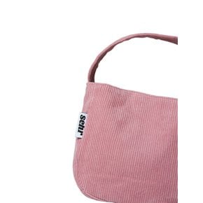 Corduroy Petit Handle Bag (Pink)