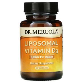 미국직구 Dr. Mercola 닥터머콜라 리포소말 리포좀 비타민D3 5000IU 90캡슐