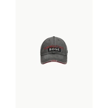 샵아모멘토 마틴로즈 25SS Roll Back Cap, Grey / Red
