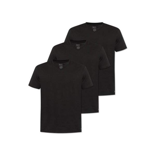 26SS 디젤 반팔 티셔츠 A17829 0LIAD E4101 BLACK DOM