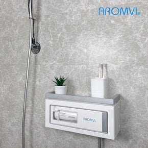욕실 선반형 3step 천연비타민 모이스처 필터 샤워기 AR-RC001