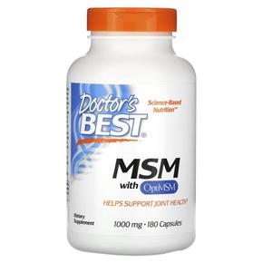 미국직구 Doctor`s Best 닥터스베스트 MSM OptiMSM 1000mg 180캡슐