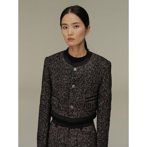 Fancy Tweed Jacket (Black)