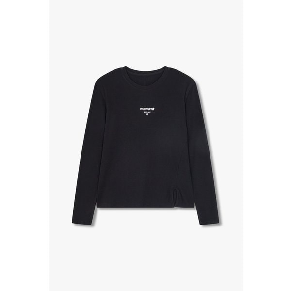 레터링 크루넥 롱 슬리브 티셔츠 7255140102199