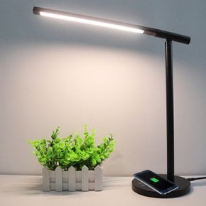 장수램프 LED 라온 슬림핏 플러스 스탠드 휴대폰충전 책상스탠드