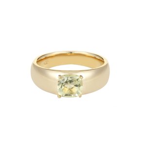 CONTINUE RING_GOLD LEMON QUARTZ