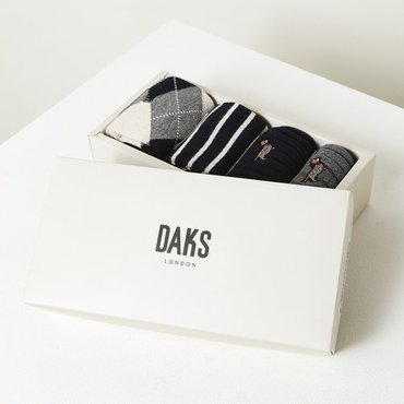 닥스 DBSS5E302N2 [25SS][남성중목4족] 면혼방 혼합패턴 중목 4족 세트