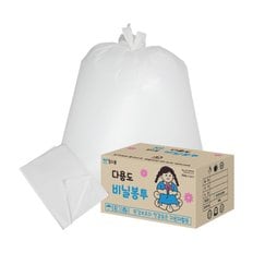 킹스봉 재활용 분리수거 평판 쓰레기봉투 130L Box (250매)